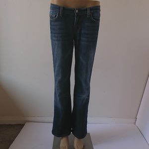7 For All Mankind Flare Dark Wash Jean Size 28